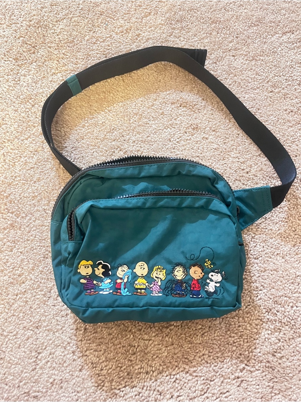 Baggy X Peanuts Fanny Pack Green BNWT